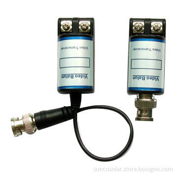 CCTV Baluns for Camera with One-channel Passive Video Transceiver, Measures 55 x 25 x 25mm